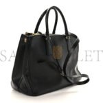 PRADA SAFFIANO MEDIUM GALLERIA DOUBLE ZIP TOTE BLACK (34*24*15cm) - Image 2
