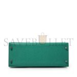 HERM�S MASTER VERT JADE EPSOM KELLY 28 SELLIER PALLADIUM HARDWARE (28*22*10cm) - Image 4