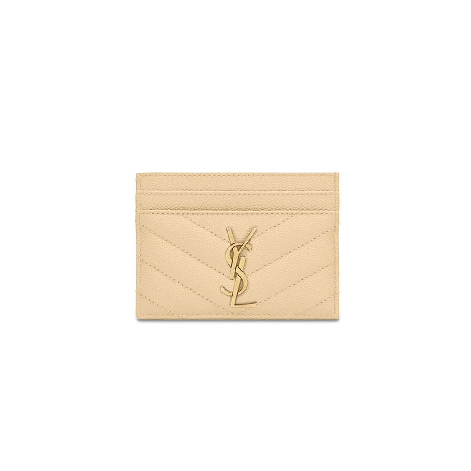 5fd6e3ea80826e980ff637b85266fb6a88c025ba YSL CASSANDRE MATELASS� CARD CASE IN GRAIN DE POUDRE LEATHER�423291211000 (10.5*7.5*0.5cm) - Image 1