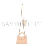 CHANEL KELLY SHOPPER BEIGE SHINY AGED CALFSKIN BRUSHED GOLD HARDWARE AS4416 (19*13*7cm) - Image 2