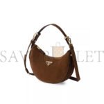 PRADA ARQU� SUEDE SHOULDER BAG 1BC194 (22*18*6cm) - Image 3