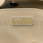 PRADA BRUSHED CALFSKIN CLEO SHOULDER BAG DESERT BEIGE (26*17*5cm) - Image 6