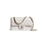 CHANEL FLAP BAG SILVER HARDWARE A01112 -Y04059-10601 (25.5*15.5*6.5cm)