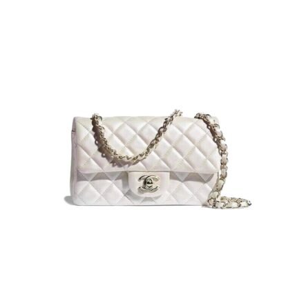 CHANEL FLAP BAG SILVER HARDWARE A01112 -Y04059-10601 (25.5*15.5*6.5cm)