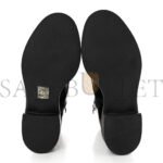 PRADA SPAZZOLATO CHOCOLATE 50MM COMBAT BOOTS 36 BLACK - Image 4