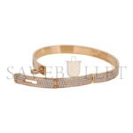 HERM�S KELLY DIAMOND BRACELET MODEL IN 18K YELLOW GOLD WITH - Image 4