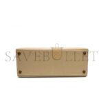 HERM�S MASTER KELLY 28 BOX TRENCH COAT GREY GOLD BUTTONS (28*22*10cm) - Image 4