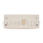 HERM�S MASTER KELLY 25 BAG NATA PALLADIUM HARDWARE EPSOM LEATHER (25*17*7cm) - Image 4