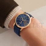 VACHERON CONSTANTIN PATRIMONY PERPETUAL CALENDAR ULTRA-THIN 41 MM PINK GOLD WATCH 43175/000R-B519 - Image 3