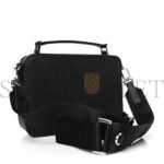 PRADA SAFFIANO TRAVEL MENS MEDIUM BRIQUE CROSSBODY BAG BLACK (22*17*6cm) - Image 3