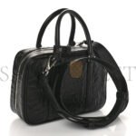 PRADA NAPPA ANTIQUE MEDIUM TOP HANDLE BAG BLACK (24*18*11cm) - Image 2