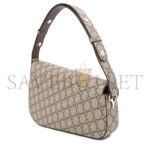 GUCCI BEIGE GG SUPREMECANVAS LEATHER HORSEBIT 1955 SHOULDER BAG 764155 (26.5*17*8cm) - Image 3