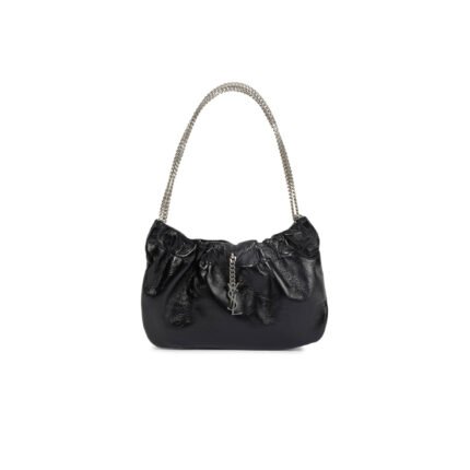 YSL PACPAC CHAIN HOBO BAG IN LEATHER 681632361509 (24*14*4cm)