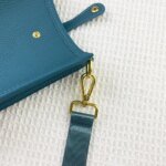 Hermès Evelyn TOGO mini phone bag Linen blue 336 size: 18*12.5*4cm - Image 4