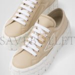 PRADA DOUBLE WHEEL RE-NYLON GABARDINE SNEAKERS 1E260M - Image 4