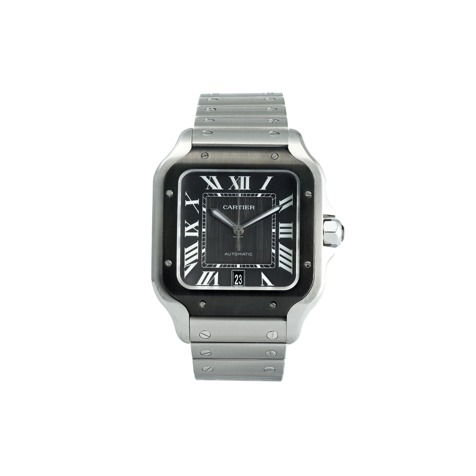 65d9c6e1319db44cc512608ba835c984c088c2da CARTIER SANTOS LARGE STAINLESS STEEL AUTOMATIC WATCH WSSA0037 - Image 1