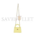 CHANEL KELLY YELLOW SHINY AGED CALFSKIN BRUSHED GOLD HARDWARE AS4416 (19*13*7cm) - Image 2
