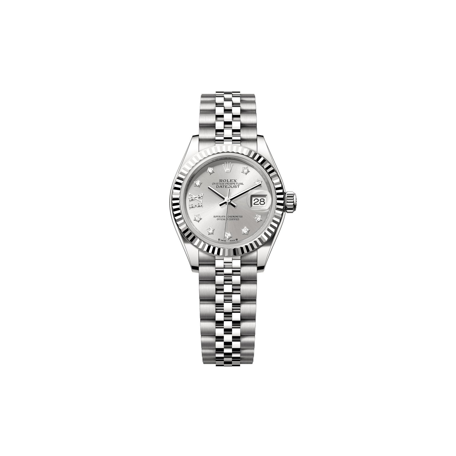 663922ba0bbd59fc0b7cca252d5d95ffc4b89723 ROLEX LADY-DATEJUST 28 MM, OYSTERSTEEL AND WHITE GOLD WATCH 279174 - Image 1