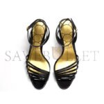 VALENTINO LADYCRUSH PATENT LEATHER SANDAL WITH CRYSTALS 85MM 6W2S0LD3SWK_R2D - Image 4