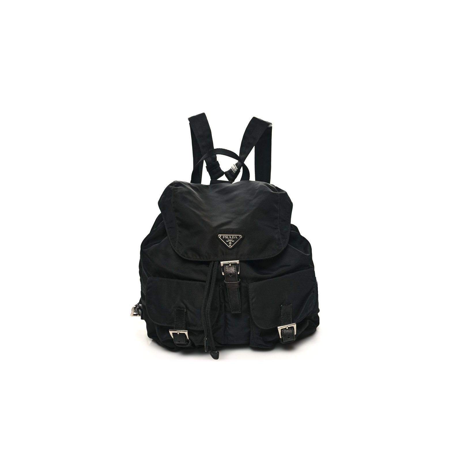 673d711ca669db60727505ef1ec7566d86b474de PRADA TESSUTO NYLON VELA BACKPACK BLACK (31*29*11cm) - Image 1