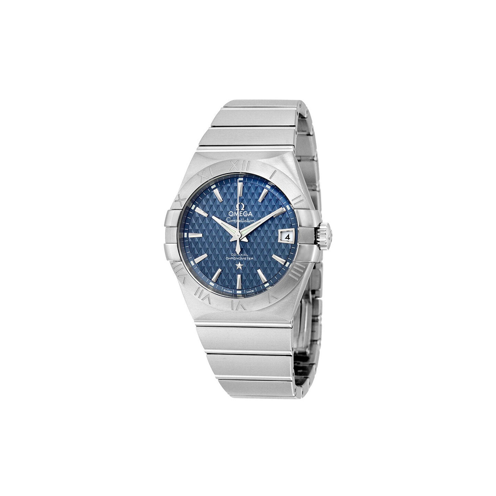 67a137f7e5103367804e8f0f036f85ff6cd01d59 OMEGA CONSTELLATION AUTOMATIC BLUE DIAL WATCH 123.10.38.21.03.001 - Image 1