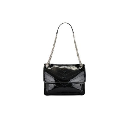 YSL NIKI MEDIUM IN PATENT LEATHER 63315840227076 (28*20*8.5cm)