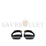 VALENTINO VLOGO SIGNATURE SLIDE SANDAL IN GRAINY COWHIDE WITH ACCESSORY 5W2S0M21HWS_0NO - Image 4