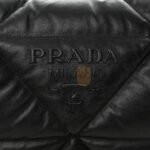 PRADA NAPPA PADDED SYSTEM PATCHWORK BAG BLACK (31*20*8cm) - Image 3