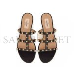 VALENTINO ROCKSTUD FLAT SLIDE SANDAL 5W2S0C49VOD_0NO - Image 5