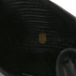 PRADA TESSUTO NYLON STUDDED NEW VELA HOBO BLACK FUOCO (29*20*7cm) - Image 4