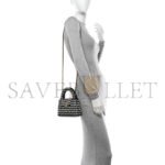 CHANEL TWEED HOUNDSTOOTH QUILTED NANO KELLY SHOPPER BLACK WHITE AS4416 (19*13*7cm) - Image 2