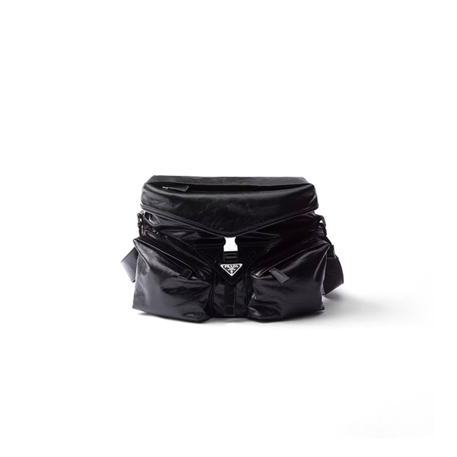 697ac217f89e392e363ae890f9aeda0b38a07c5c PRADA LEATHER SHOULDER BAG 2VD062 (29*23*15cm) - Image 1