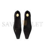 YSL POPPY BALLERINAS IN SATIN CREPE 8192169QAB11000 - Image 3