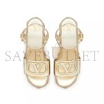 VALENTINO VLOGO CUT-OUT WEDGE SANDAL IN LAMINATED NAPPA LEATHER 110MM 4W2S0IJ6KPZ_YH4 - Image 4