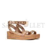 VALENTINO ROCKSTUD FLATFORM SANDAL IN CALFSKIN 45MM 6W2S0GI3BAE_P45 - Image 2
