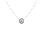 CARTIER TRINITY 18K WHITE GOLD, DIAMOND RUBAN NECKLACE N7424135