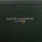 YSL SAC DE JOUR CROC EMBOSSED DARK GREEN 1256125 (26*20.5*12.5cm) - Image 6