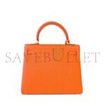 HERM�S MASTER ORANGE KELLY 25 TOGO BAG (25*17*7cm) - Image 4