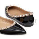 VALENTINO PATENT ROCKSTUD BALLET FLAT 5W2S0403VNW_N91 - Image 6