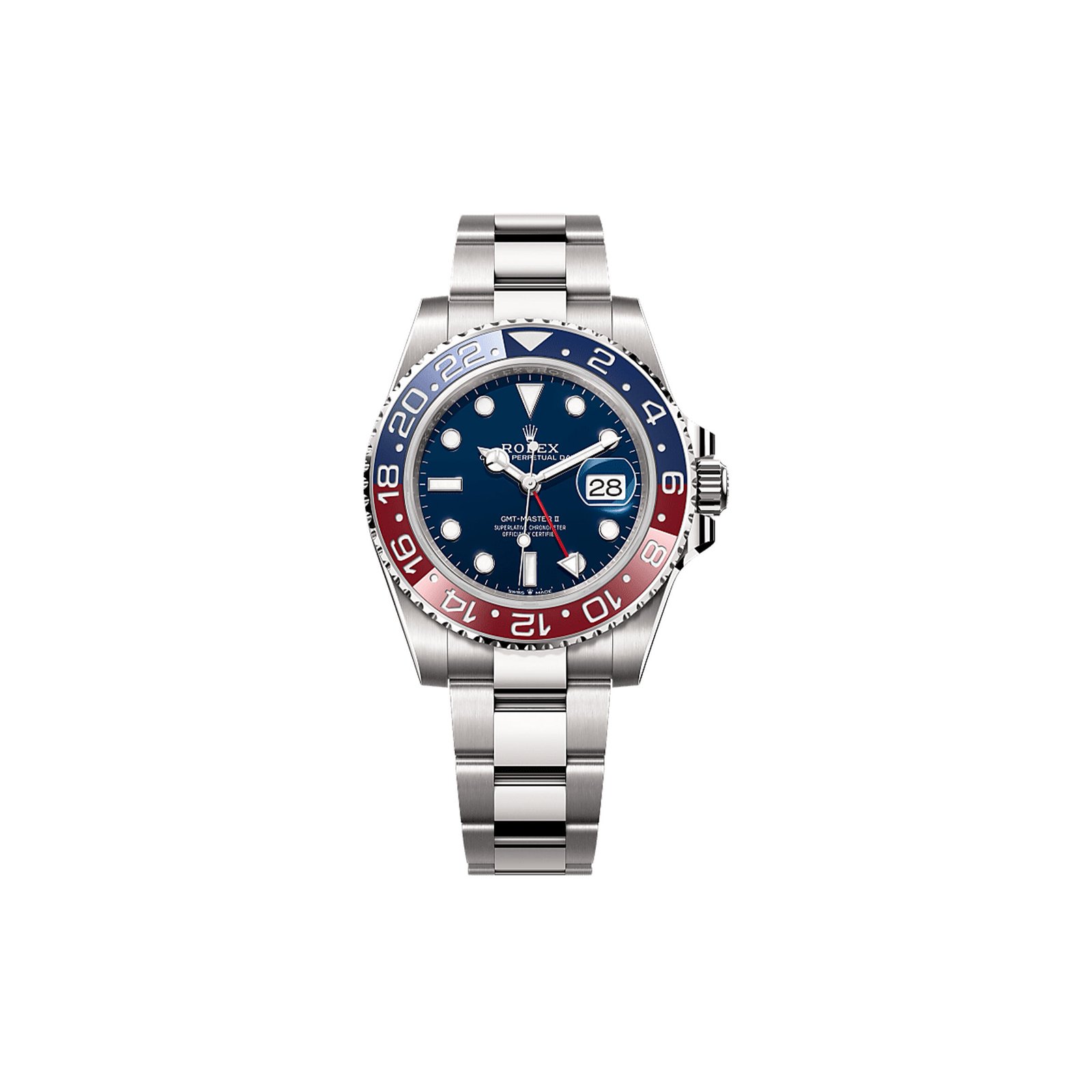 6d9feaf745fff688424554bbce8fb1d67fd29263 ROLEX GMT-MASTER II OYSTER, 40 MM, WHITE GOLD WATCH 126719BLRO-0003 - Image 1