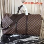 Louis Vuitton Damier Ebene Canvas Keepall Bandouliere 45 N41428 - Image 2