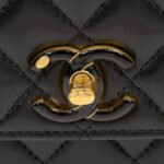 CHANEL 24A HANDMADE ENAMEL DOUBLE C TONE INTERFACE WOC AP3938 (19*12*4cm) - Image 4