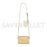 YSL GABY ZIPPED POUCH IN RAFFIA 774293GAAEE2080 (18*13*3.5cm) - Image 3