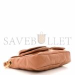 CHANEL SHINY CALFSKIN QUILTED SUPPLE TWINS SMAL HOBO BAG BROWN (24.5*19*5cm) - Image 4