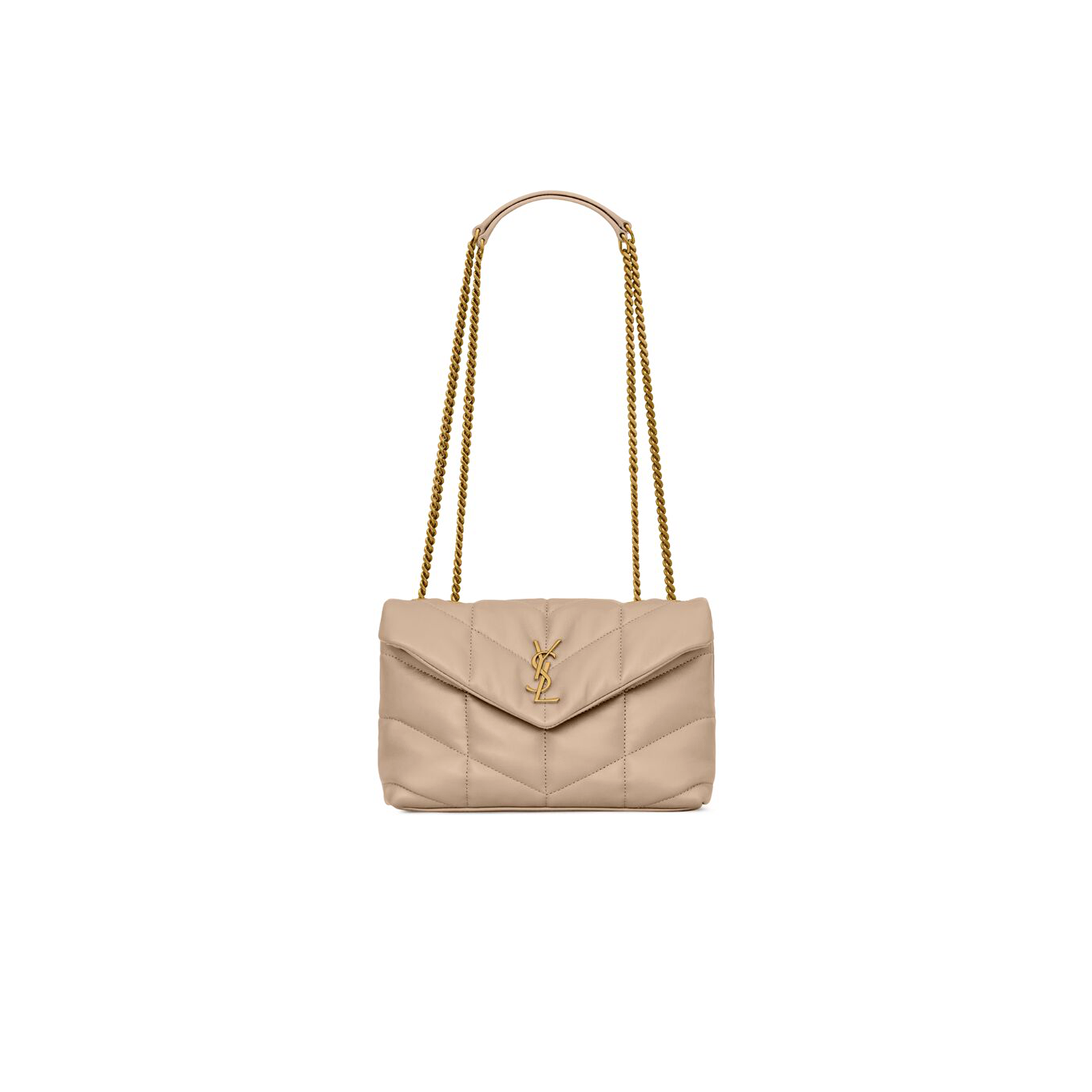 6eaeedfb7b994c7243e264bc9eff803c2bd1e160 YSL TOY PUFFER IN LAMBSKIN 7593371EL072721 (23*15.5*8.5cm) - Image 1