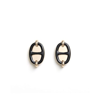HERM�S MINI MAILLON EARRINGS H100052FE03