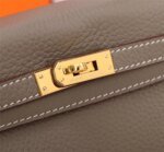 Hermès Kelly Togo Calf Gold hardware Elephant grey size: 25Cm/ 28Cm - Image 2