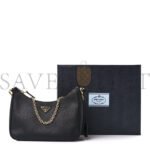 PRADA SAFFIANO LUX RE-EDITION 2005 SHOULDER BAG BLACK (22*17*6cm) - Image 2