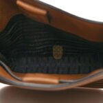 PRADA VITELLO DAINO SOFT MINI SHOULDER BAG CARAMEL (20*19*13cm) - Image 4