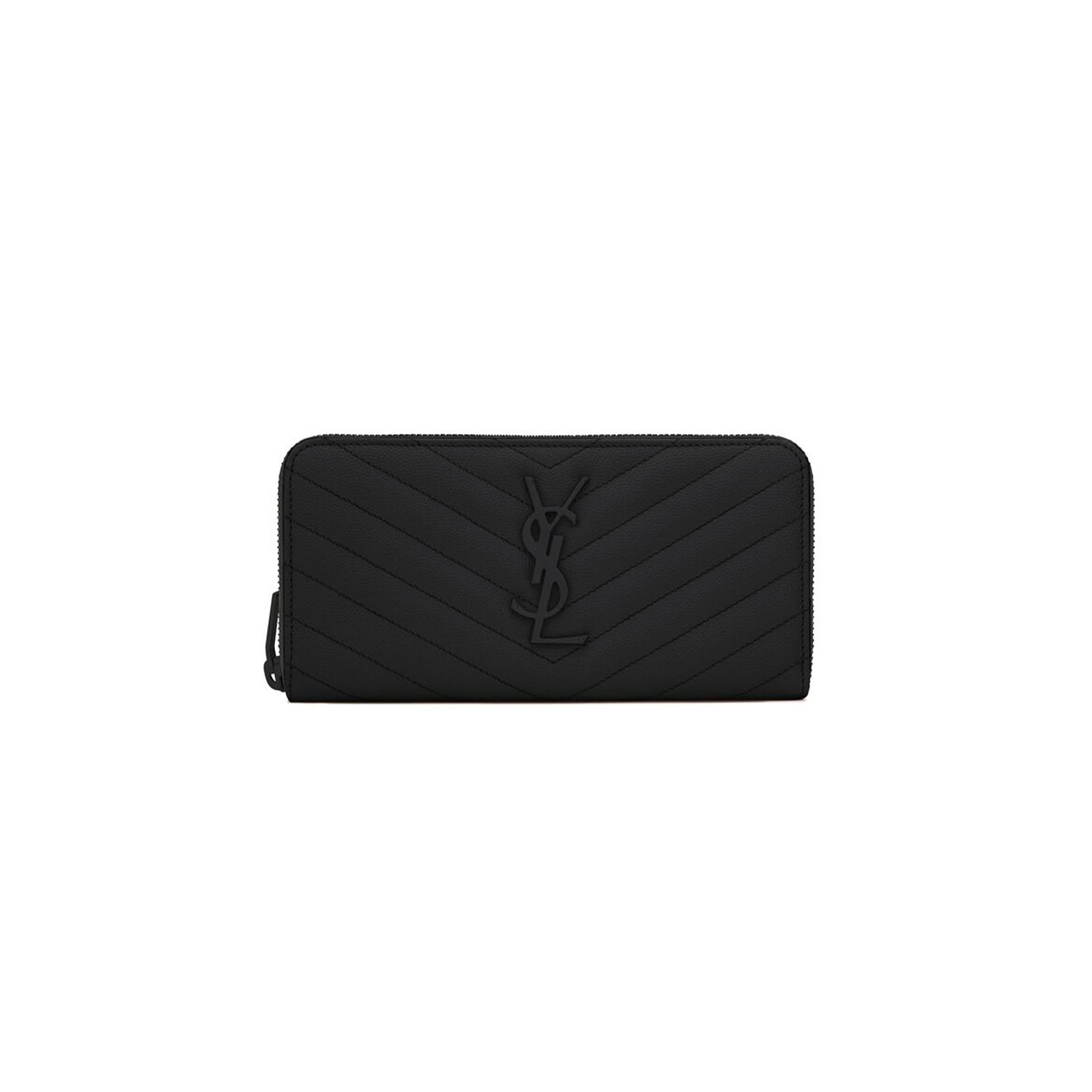 6ff08104c3a242ce3b7b6926ca0aa80b30f68319 YSL CASSANDRE MATELASS� ZIP AROUND WALLET IN GRAIN DE POUDRE LEATHER�358094BOW081000 (19*9.5*2.5cm) - Image 1